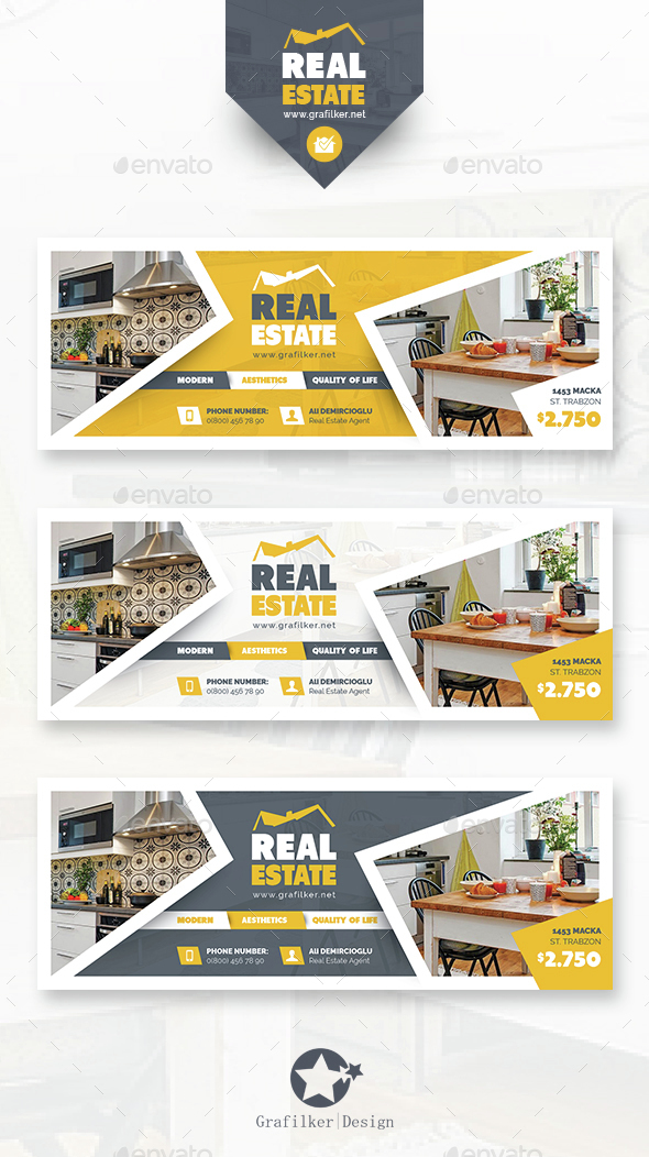 Real Estate Cover Templates - Facebook Timeline Covers Social Media