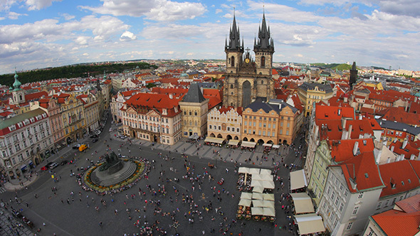 View of Prague, Old Town Square, Czech Republic