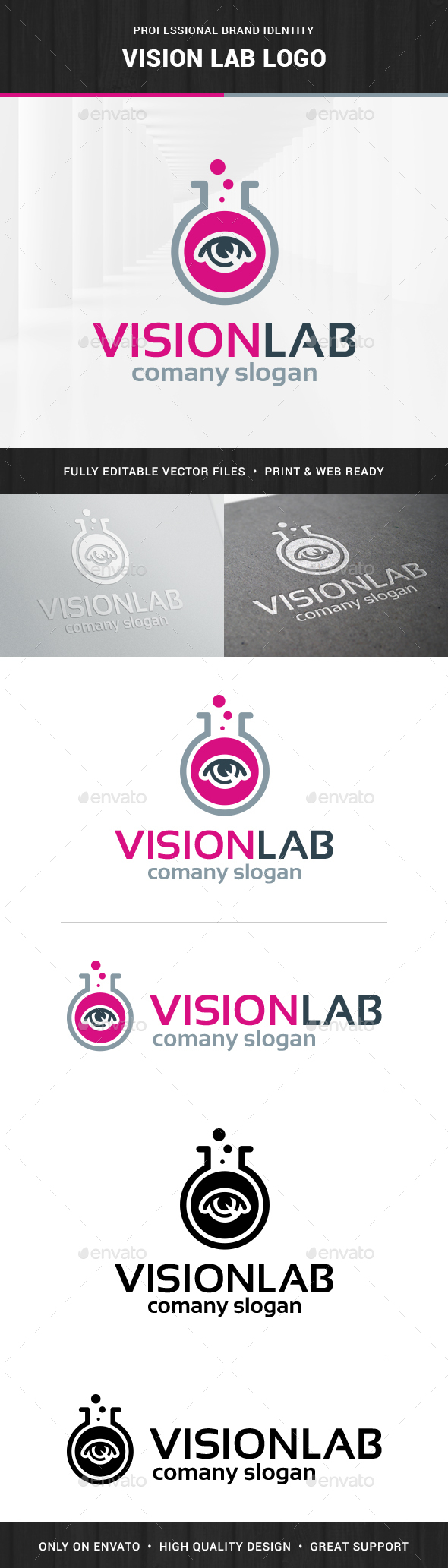 Vision Lab Logo Template - Objects Logo Templates
