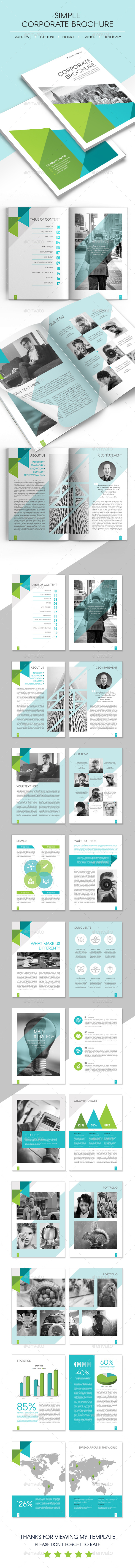 Simple Corporate Brochure - Corporate Brochures