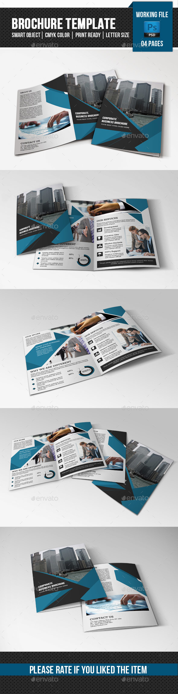 Business Brochure Template-V348 - Corporate Brochures