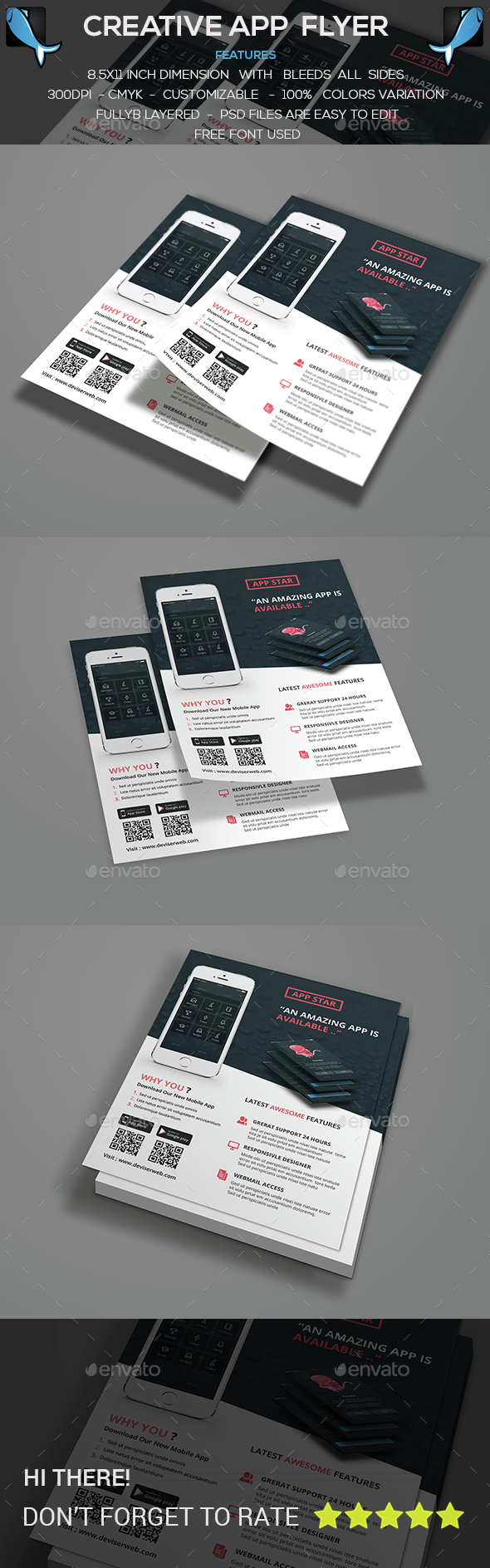 Mobile App Flyer - Corporate Flyers