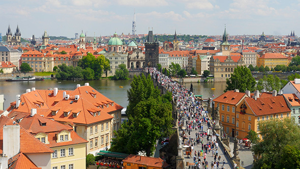 View of Prague, Old Town Square, Czech Republic