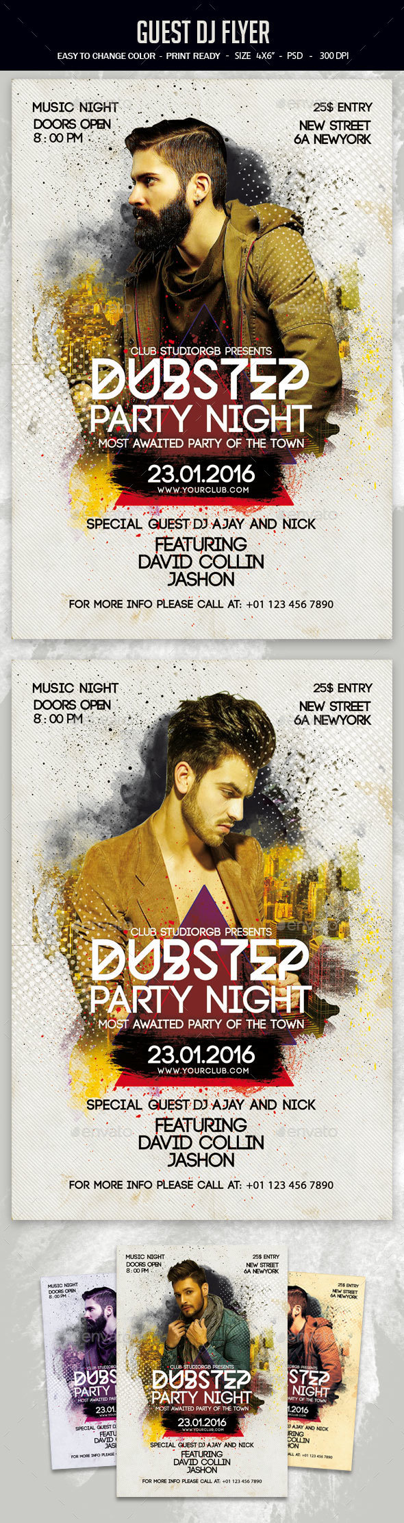 Guest Dj Party Flyer - Clubs & Parties Events