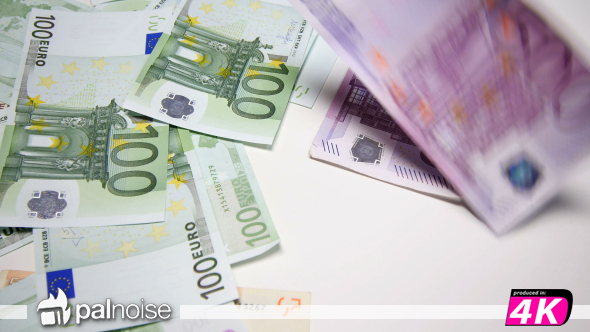 Euro Flying Bills € 500, 100, 50