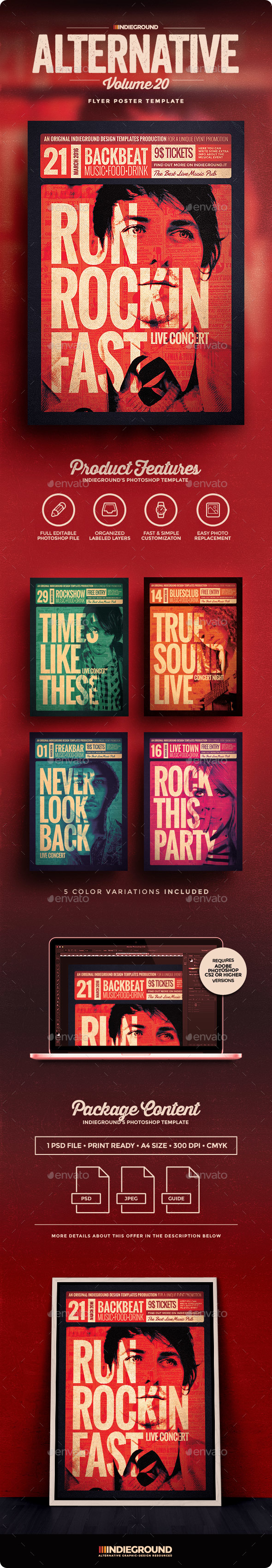 Alternative Flyer/Poster Vol. 20 - Events Flyers