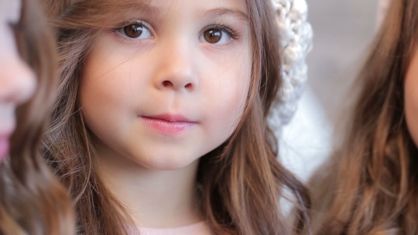 Young Girl With Beautiful Eyes, Unearthly Beauty