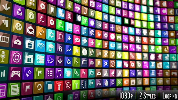 Endless Smart Phone Apps Icons alt
