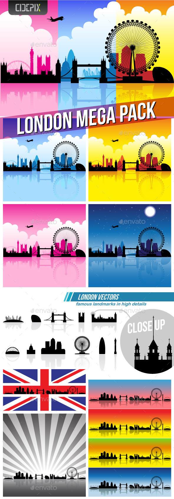 London Mega Pack - Miscellaneous Vectors