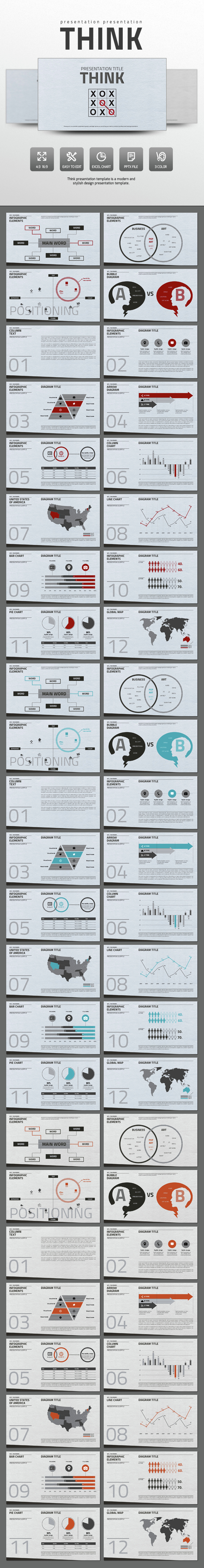 Think - Business PowerPoint Templates