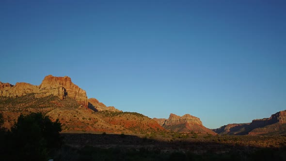 Evening Time Lapse In Zion National Park 3 alt