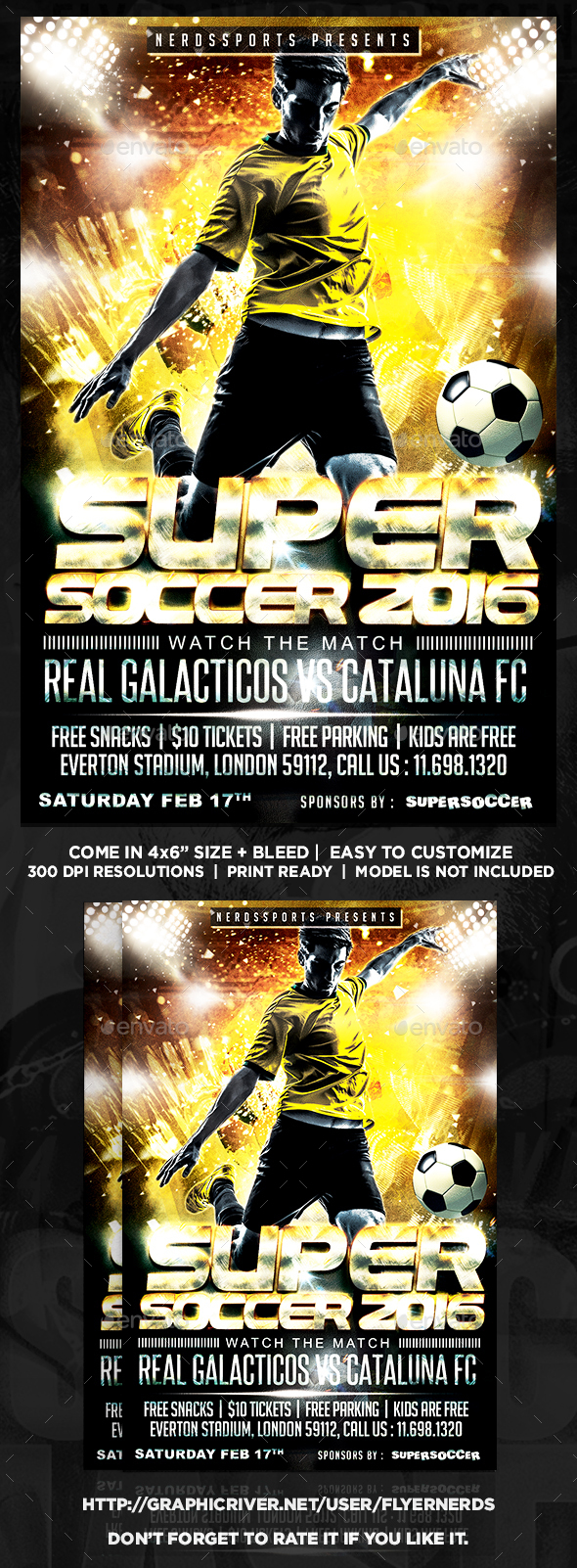 Super Soccer 2016 Sports Flyer - Sports Events