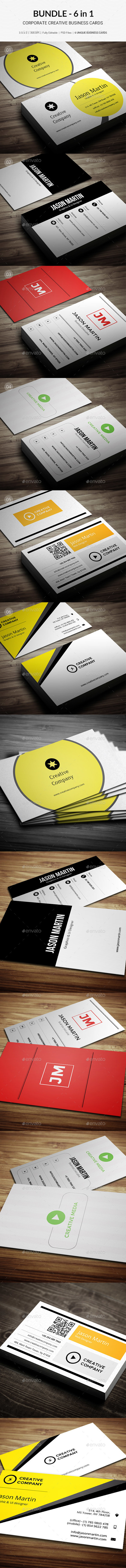 Bundle - Creative Business Cards - B10 - Creative Business Cards