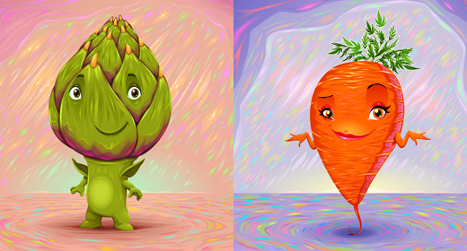 FOOD and DRINK illustration