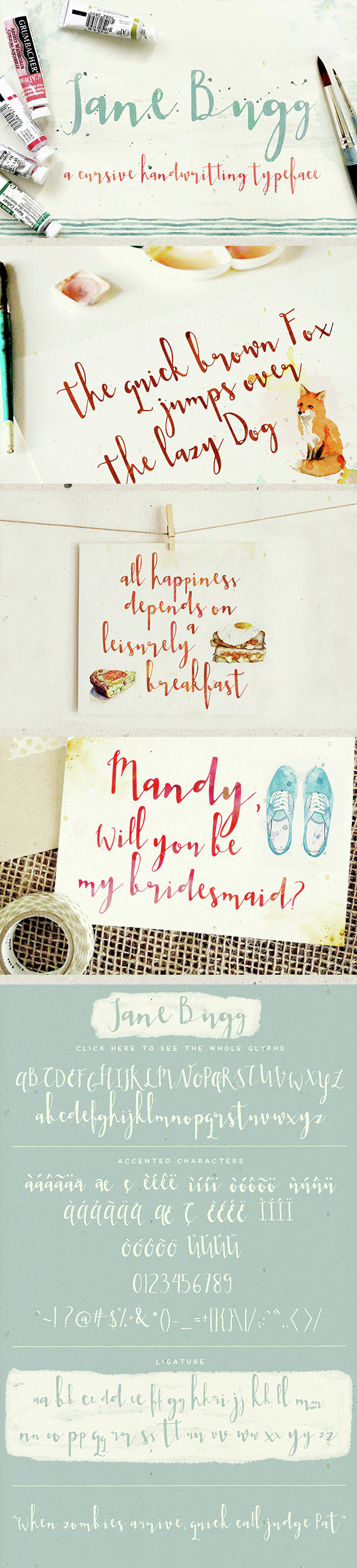 Jane Bugg - Cursive Script