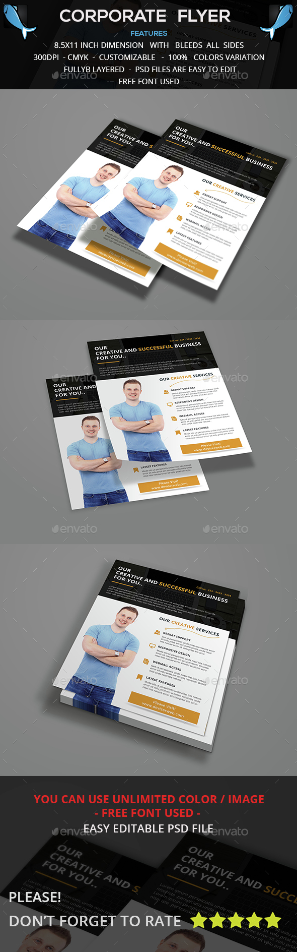 Corporate Flyer Template - Corporate Flyers