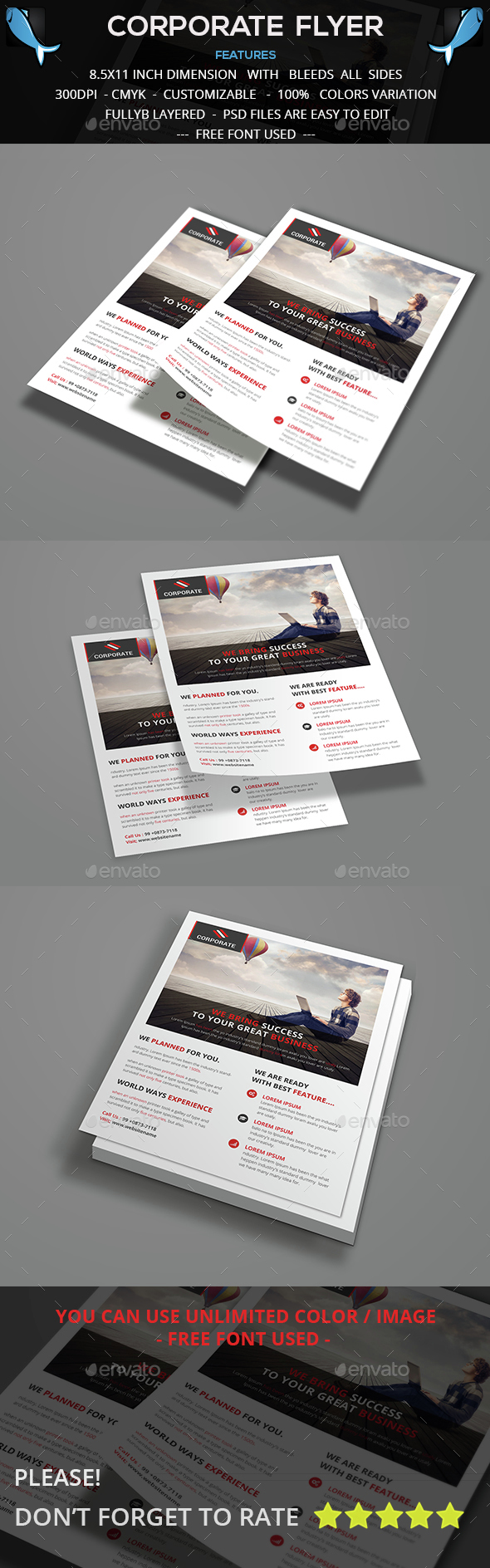 Corporate Flyer Template - Corporate Flyers