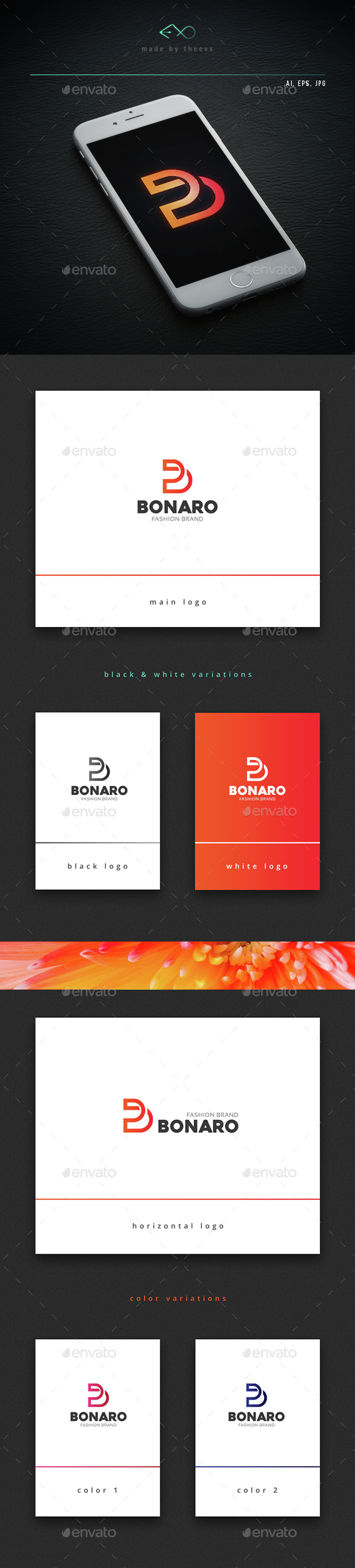 Bonaro - Letters Logo Templates