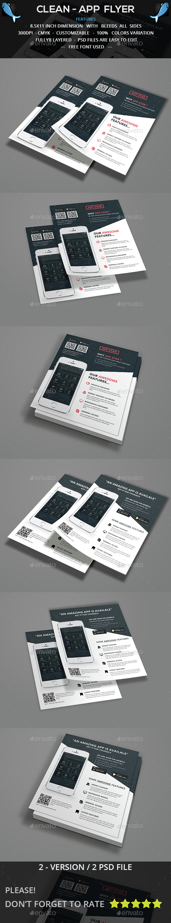 Mobile App Flyer - Commerce Flyers