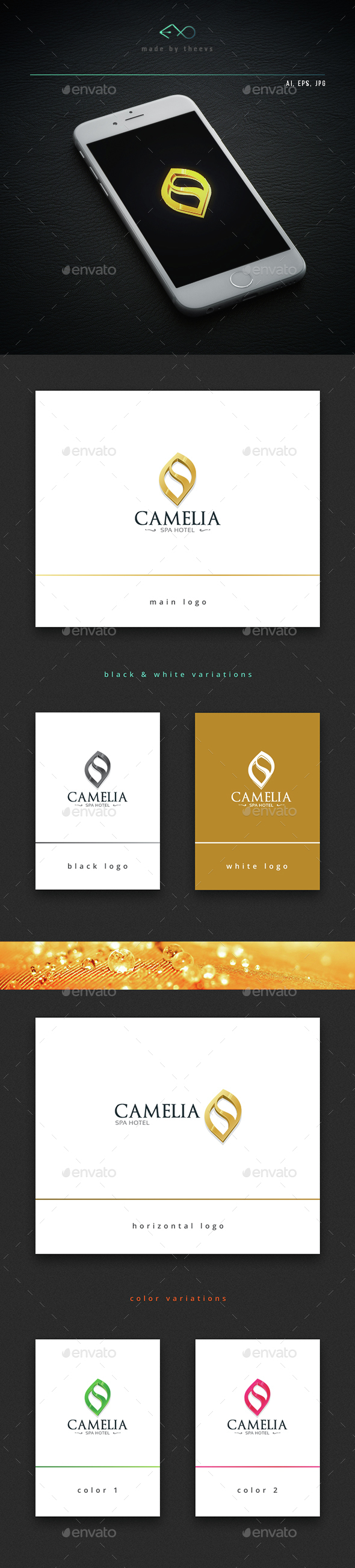 Camelia - Vector Abstract