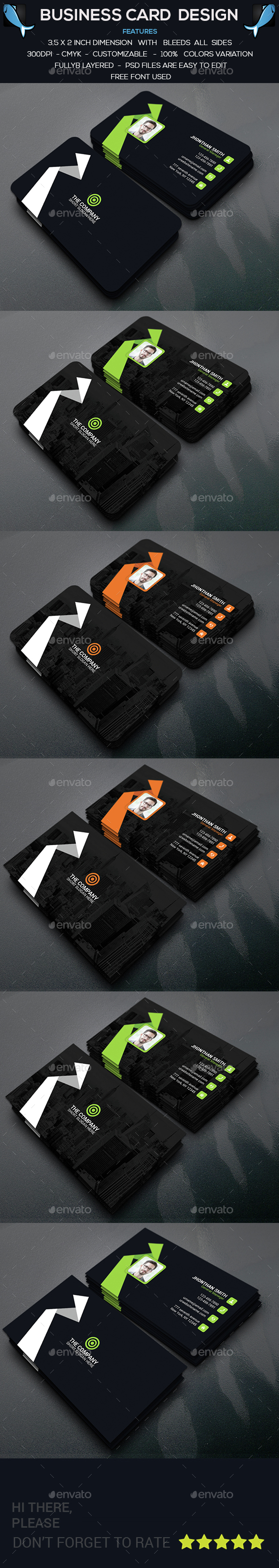 Creative Modern Business Card - Corporate Business Cards