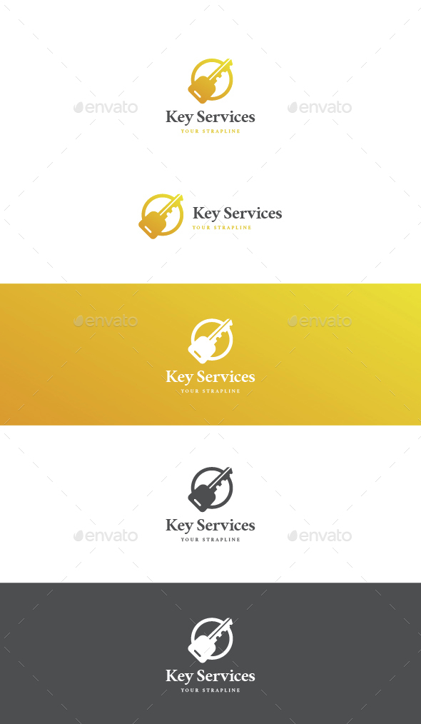 Key Services Logo - Objects Logo Templates