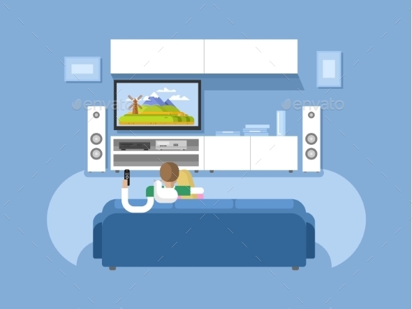 Interior Home Cinema - Miscellaneous Vectors