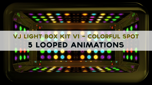 Vj Light Box Kit V1 - Colorful Spot Pack