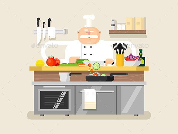 Cook Character Man - People Characters