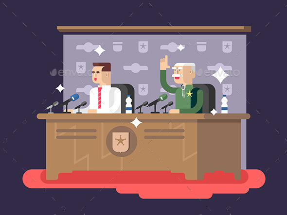 Conference Design Concept - People Characters