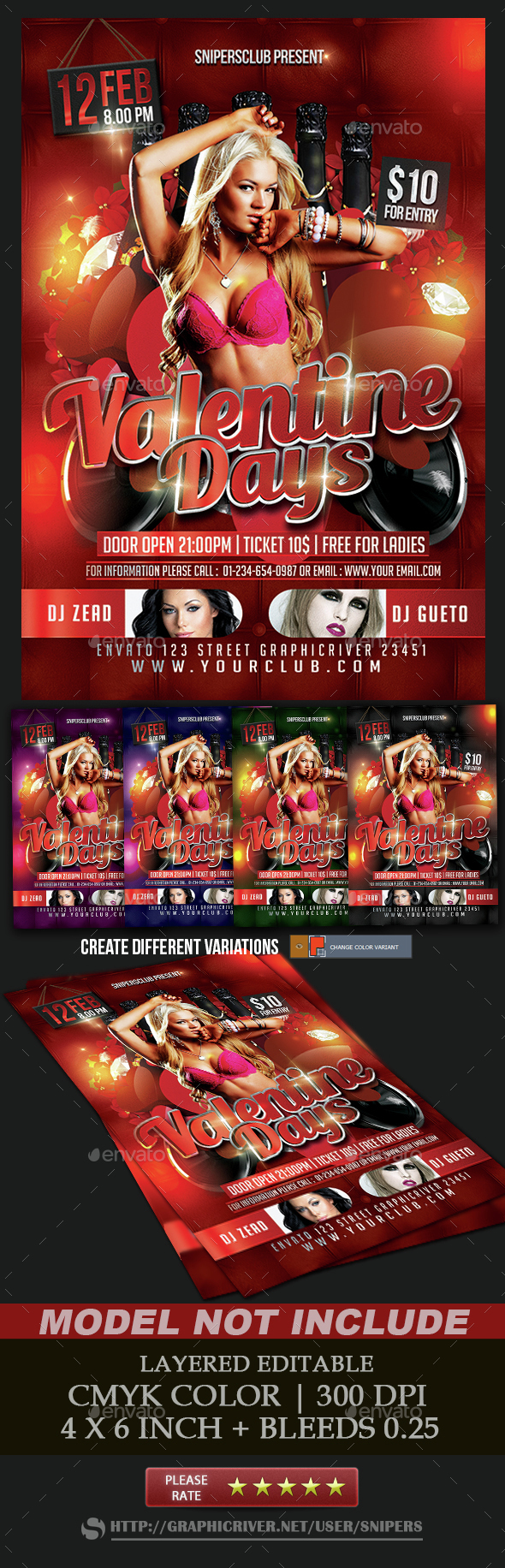 Valentine Days - Events Flyers