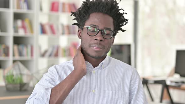 African Man with Neck Pain alt
