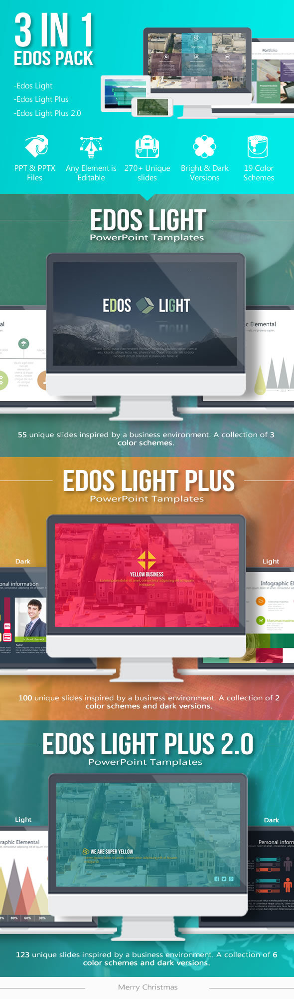 Bundle 3 in 1 - PPT - Business PowerPoint Templates