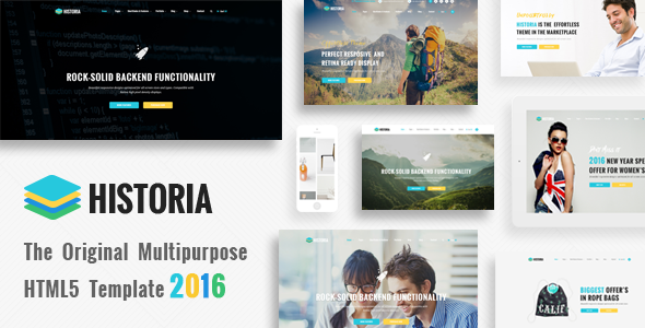 Historia - Responsive - ThemeForest 14445514