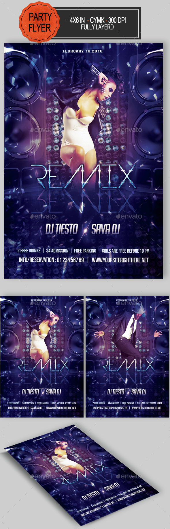 Remix Party Flyer - Clubs & Parties Events