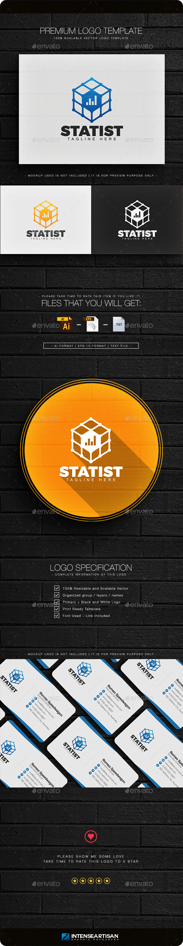 Statist Logo - Objects Logo Templates