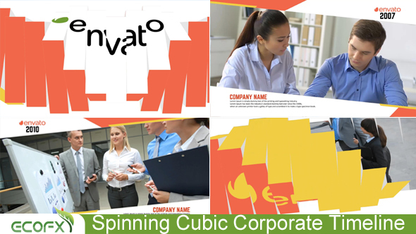 Spinning Cubic Corporate - VideoHive 14540884