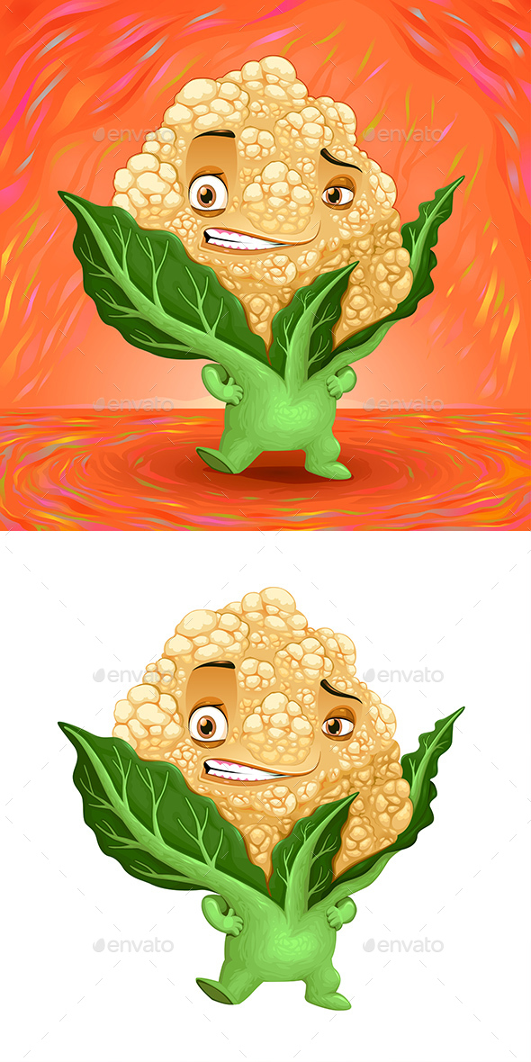 Hello My Name is Cauliflower - Food Objects