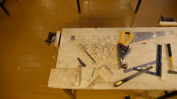 Top View Craftsman Carpenter Table