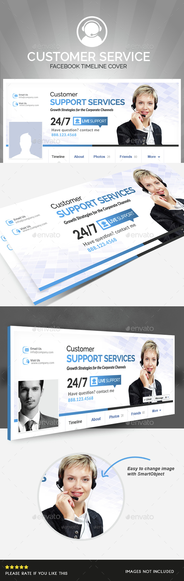 Customer Service Facebook Timeline Cover - Facebook Timeline Covers Social Media