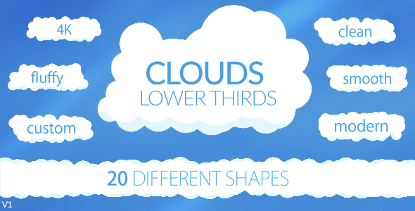 Clouds Lower Thirds - VideoHive 14551833
