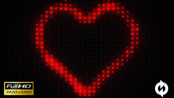 Heart with Lights VJ - 4