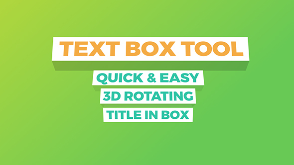 Text Box Tool - VideoHive 14552748
