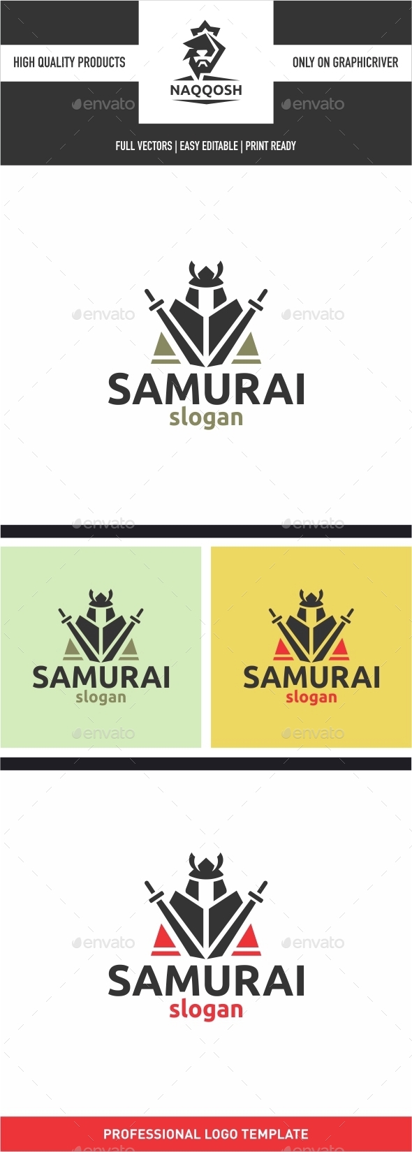 Samurai - Humans Logo Templates