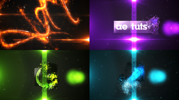 Glowing Particle Logo - VideoHive 14555012