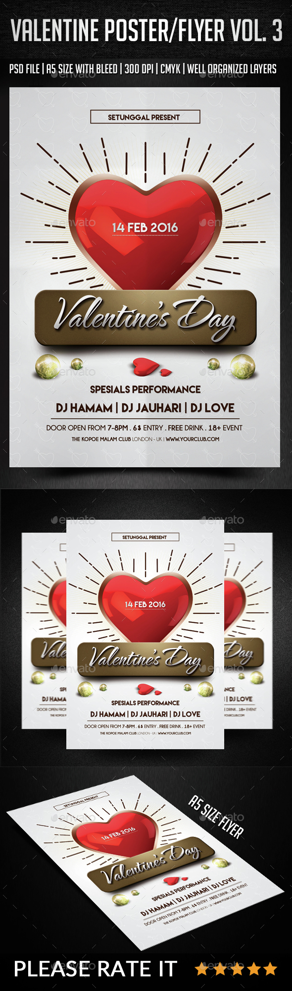 Valentine Poster Flyer Vol. 3 - Events Flyers
