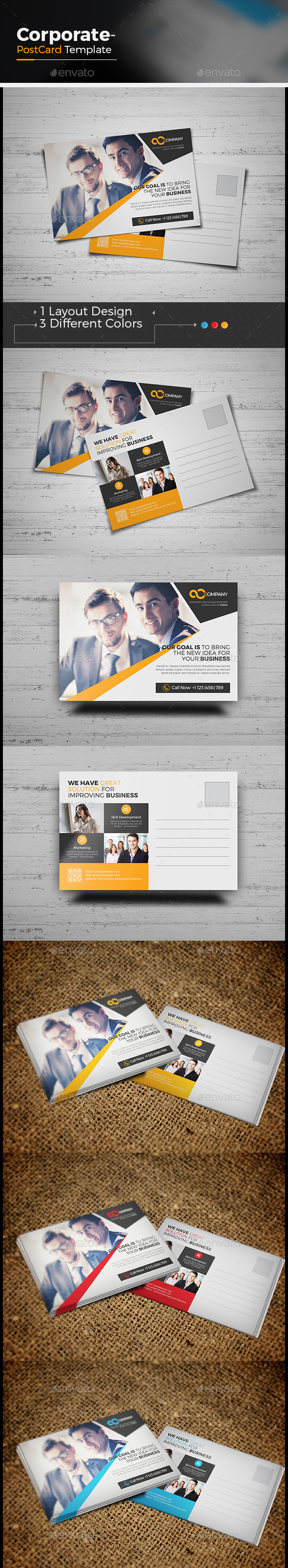 Postcard - Cards & Invites Print Templates