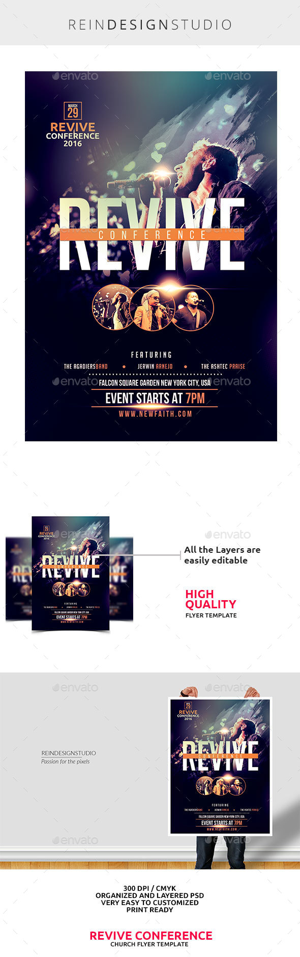 Revive Conference Church Flyer - Church Flyers