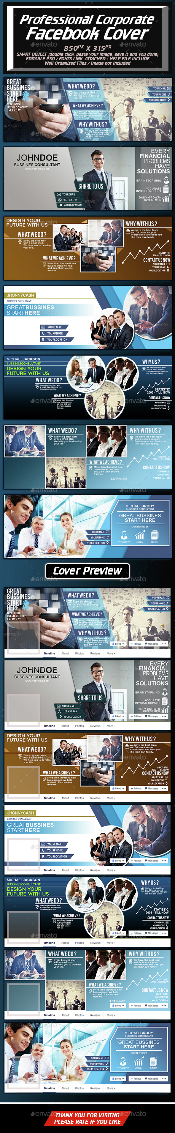 Corporate Facebook Cover For Pro - Facebook Timeline Covers Social Media