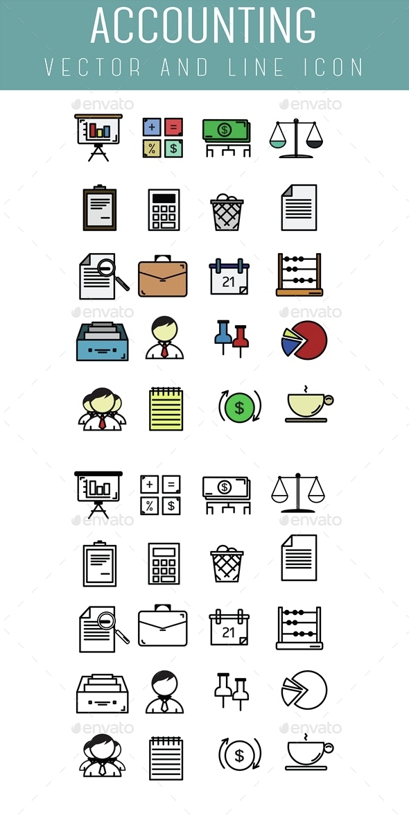 Accounting Icon - Business Icons